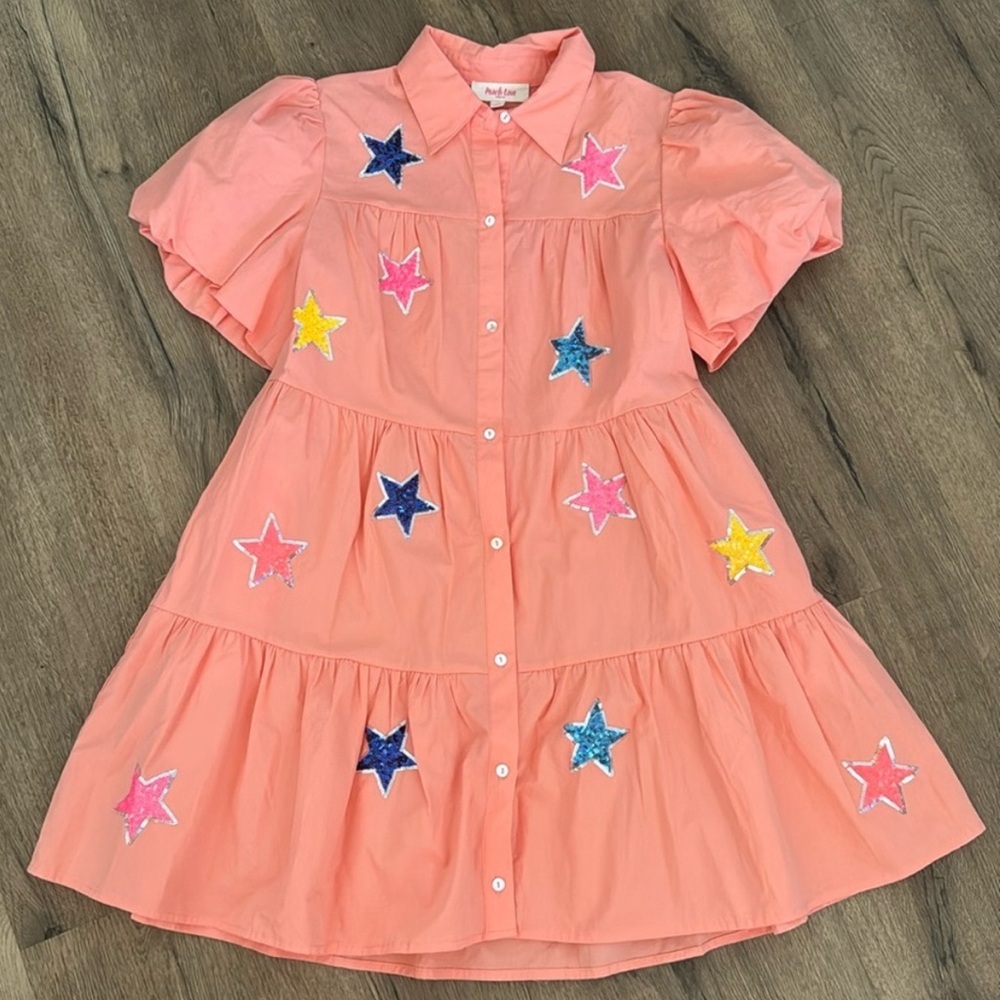 Peach Love California Starry Coral Dress